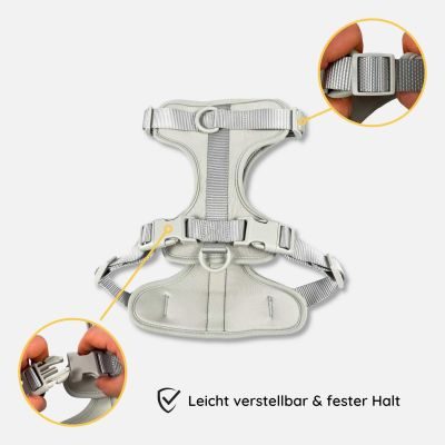 Thumbnail 5: Neo Animal Anti-Zug Hundegeschirr Pura - Hellgrau / XS