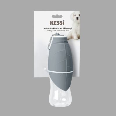 Thumbnail 6: KESSI Outdoor Trinkflasche mit Silikonnapf KESSI 550 ml, grau
