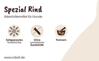 Thumbnail 10: Fit-CROCK® Spezial Rind 3 kg – Für purinarme Ernährung mit natürlicher Kraft