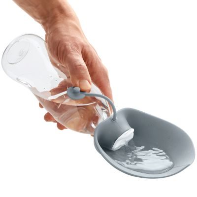 Thumbnail 5: KESSI Outdoor Trinkflasche mit Silikonnapf KESSI 550 ml, grau