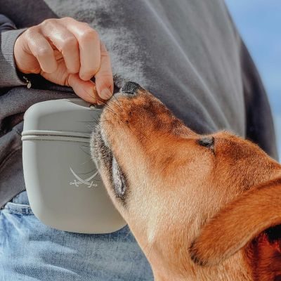 Thumbnail 4: HUNTER Silikon Snackbeutel Sansibar Morsum S, grau/beige