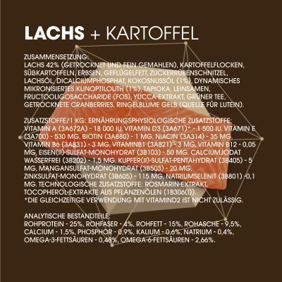 Thumbnail 5: NP Lifestyle TJURE Lifestyle LACHS & KARTOFFEL 10 kg getreidefreies Trockenfutter Spar Pack für alle Rassen