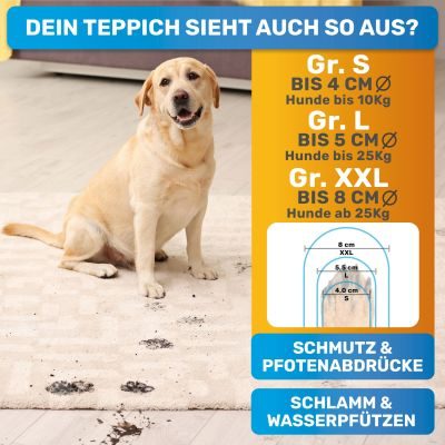 Thumbnail 2: BluePet Pfoten- und Krallenpflege Sparset: Krallenschere und Krallenfeile, Pfotenreiniger "PfotenBlitz" Waschanlage mit MicrofaserTuch- und Pfotenbalsam