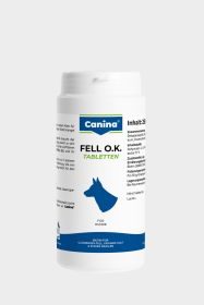 Canina Fell O.K. Tabletten Ergänzungsfuttermittel für Hunde 250 g