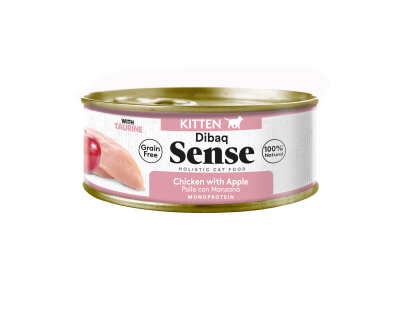 Dibaq Sense DIBAQ Sense getreidefrei Kitten Huhn mit Apfel  70g