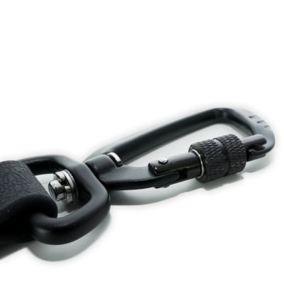 Thumbnail 4: Vitomalia Wasserleine 3-fach Verstellbare mit Sicherheitskarabiner Schwarz