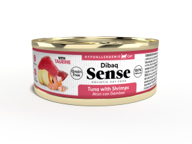 Dibaq Sense Nassfutter getreidefrei Tuhnfisch & Garnelen 70g