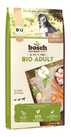 bosch Tiernahrung BIO Adult Trockenfutter für Hunde – leicht verdaulich – 11,5kg