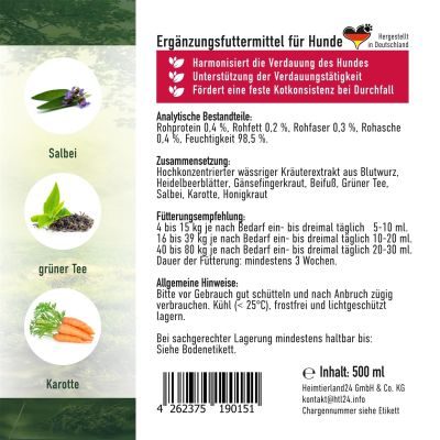 Thumbnail 10: TJURE TJURE - Gastro Liquid - 500 ml | Ursachenbekämpfung bei Durchfall |  unterstützt die Verdauung