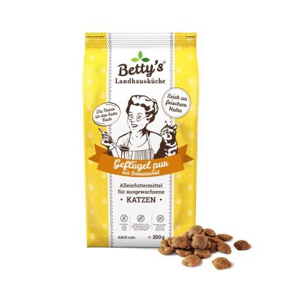 Thumbnail 3: Betty's Landhausküche Betty's Landhausküche für Katzen Trockenfutter Geflügel pur 300g
