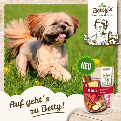 Thumbnail 1: Betty's Landhausküche Hundenassfutter Rind mit Kartoffel 20x 125g im Frischebeutel
