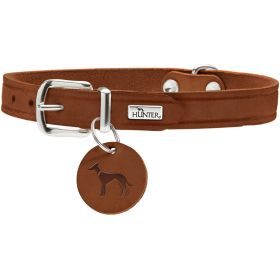 HUNTER Halsband Aalborg S-M (47), cognac