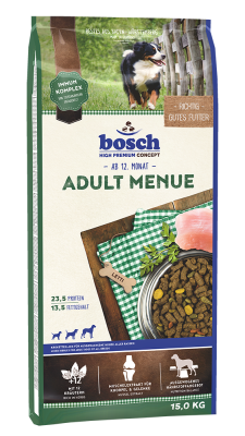 bosch Tiernahrung HPC Menue – getreidefreies Hundefutter – 15kg