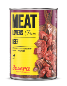 Josera Meat Lovers Pure Beef – Nassfutter für Hunde – 6x800g