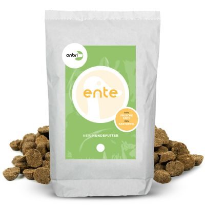 Bild 1 von 1: anbri Hundefutter für Allergiker - Frische Ente mit Kartoffeln, 12 kg