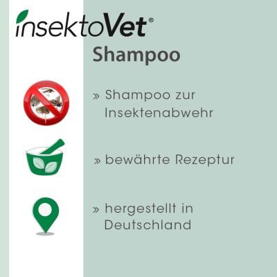Thumbnail 2: insektoVet® Shampoo 200 ml – Pflegeshampoo zur natürlichen Geruchsmaskierung für Hunde & Katzen