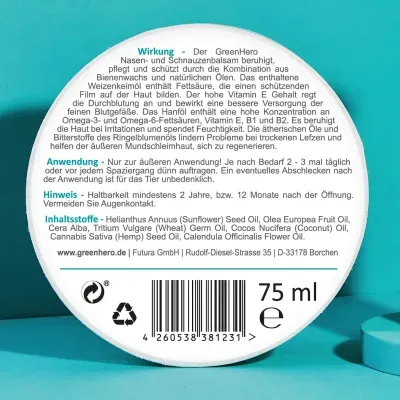 Thumbnail 5: Greenhero Nasen- und Schnauzenbalsam für Hunde