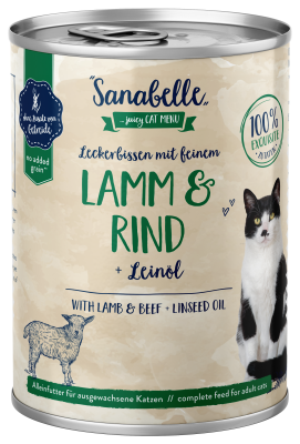 Sanabelle Sanabelle Nassfutter mit Lamm & Rind