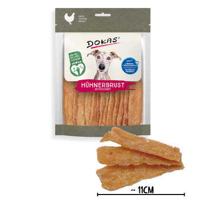 Thumbnail 5: Dokas Hühnerbrust getrocknet Tierwohl-Haltung Hundeleckerli 11x 170g Multipack