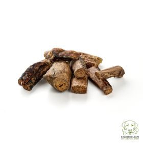 kauartikel.com Hirsch-Lunge, geschnitten - Hunde-Kauartikel - Hunde-Snack - Hypoallergen-Kausnack - Wild-Leckerli