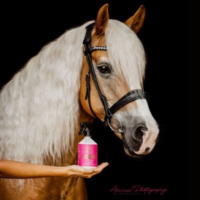 WooW WOOW Mähnenspray für Pferde – Glanzspray & Schweifspray mit Wow-Effekt