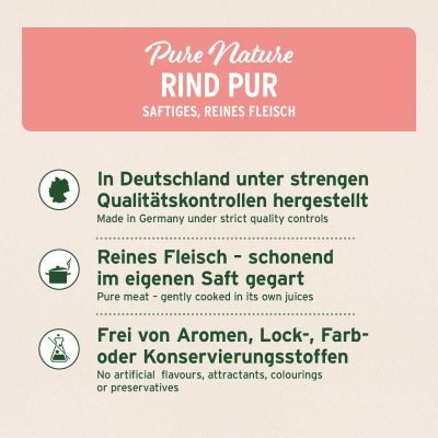 Thumbnail 11: AniForte Nassfutter Rind Pur 6 x 400 g