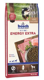 bosch Tiernahrung HPC Energy Extra Hundefutter – für aktive Hunde – 15kg