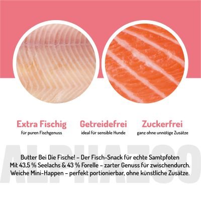 Thumbnail 3: ALPHAZOO Butter Bei Die Fische! Katzenleckerlis