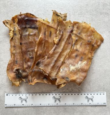 Thumbnail 4: Kaureks Natur Hundeleckerlies Rinderhaut 1000g ca. 25cm - Hunde-Kauartikel - Snack - Kausnack - Leckerli