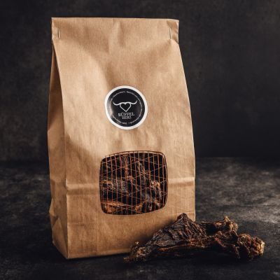 Thumbnail 1: Büffel Herz Premium Büffelfleisch, Snackstücke L - 400g