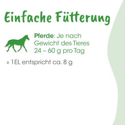 Thumbnail 7: cdVet HustaVet plus 450 g - Ergänzungsfuttermittel mit Schwarzkümmel für Pferde