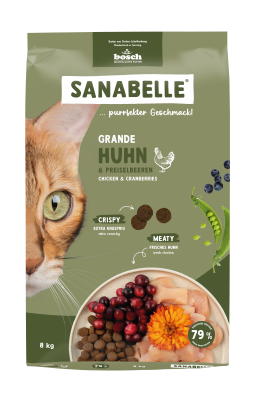 Thumbnail 1: Sanabelle Sanabelle Grande – Katze Trockenfutter – zahnpflegend – 8kg