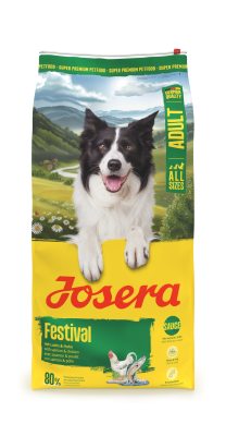 Josera Adult Festival, glutenfreies Trockenfutter für ausgewachsene Hunde, 12,5kg