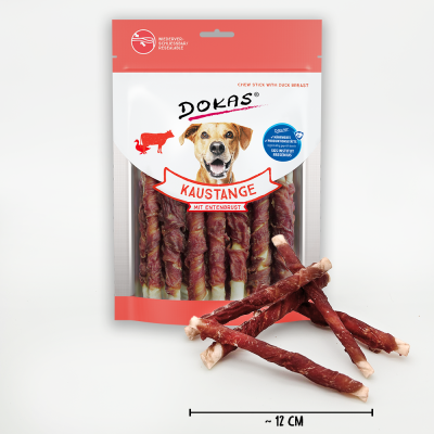 Thumbnail 2: Dokas Kaustange mit Entenbrust Zahnpflege-Snacks für Hunde 9x 200g Multipack