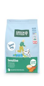 Green Petfood Sensitive with Insects and Rice, leicht verdauliches Trockenfutter mit Insektenprotein, 10kg