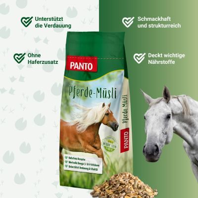 Thumbnail 2: PANTO Pferdemüsli mit Wisan-Lein 15kg