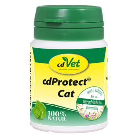 cdVet cdProtect Cat 12 g – mit Kräutern zur ernährungsbedingten Versorgung des Darms