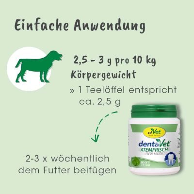 Thumbnail 5: dentaVet Atemfrisch 100 g – Natürliche Unterstützung bei Maulgeruch für Hunde