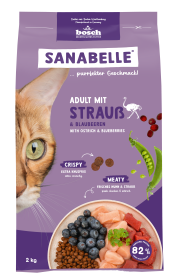 Sanabelle Sanabelle Adult Strauß – Katzenfutter – getreidefrei – 2kg