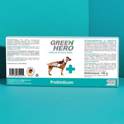 Thumbnail 3: Greenhero GreenHero® Probioticum für Hunde 120 Tabletten zur Darmsanierung und Darmpflege