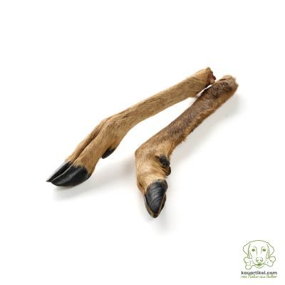 Thumbnail 2: kauartikel.com Reh-Unterbein mit Fell - hypoallergener Hunde-Kauartikel - Hunde-Snack - Wild-Kausnack - Leckerli