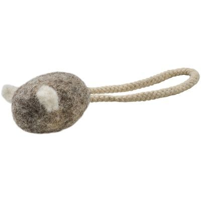 stylecats® Katzenspielzeug Mousi Curlytail hellgrau 17 cm