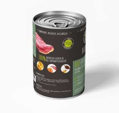 Thumbnail 1: Baluna Bio-Ente mit Kürbis, Süßkartoffel & Leinöl 6x400g