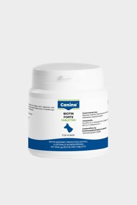 Thumbnail 2: Canina Biotin Forte Tabletten Hunde Nahrungsergänzung für Haut & Fell 100 g (ca. 30 Stück)