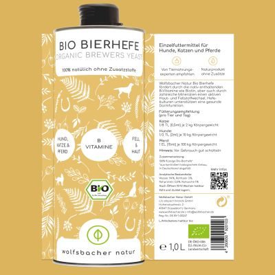 Thumbnail 6: Wolfsbacher Natur Bio Bierhefe 1 Liter