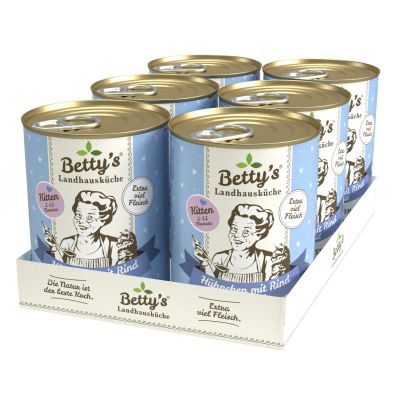 Thumbnail 2: Betty's Landhausküche für Kitten Hühnchen mit Rind 400g x 12