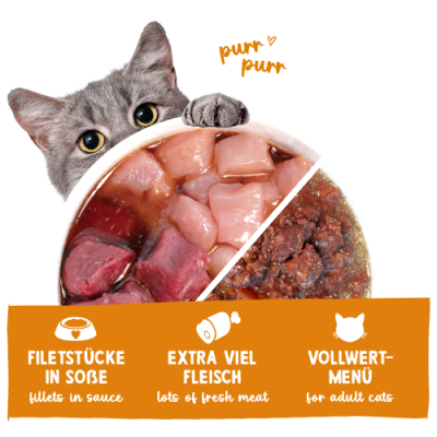 Thumbnail 4: Sanabelle Sanabelle Nassfutter Schlemmertopf mit Gans & Huhn – 380g