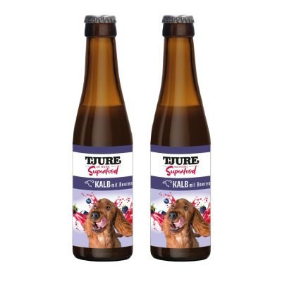 Thumbnail 4: TJURE TJURE Hund - Kalb mit Beeren 220 ml Flasche 12er Pack