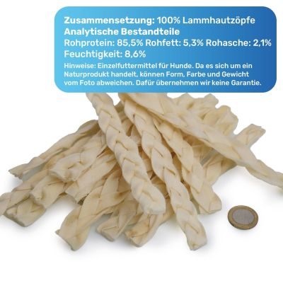 Thumbnail 2: BluePet Lammhautzöpfe 100g