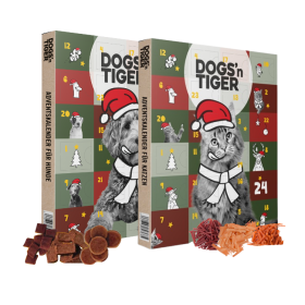 Dogs'n Tiger Adventsbundle Hund & Katze 2024, Adventskalender, Weihnachtskalender Hund, Katzen Weihnachtskalender, 2 tlg.